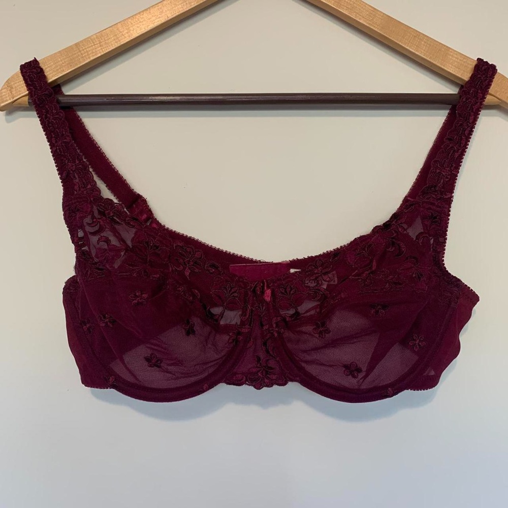 Felina Burgundy Lace Bra